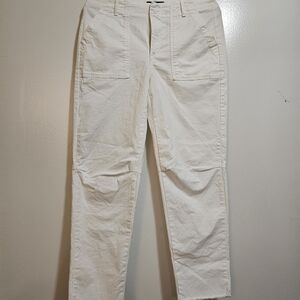 Banana Republic Cream Boot Cut Pants